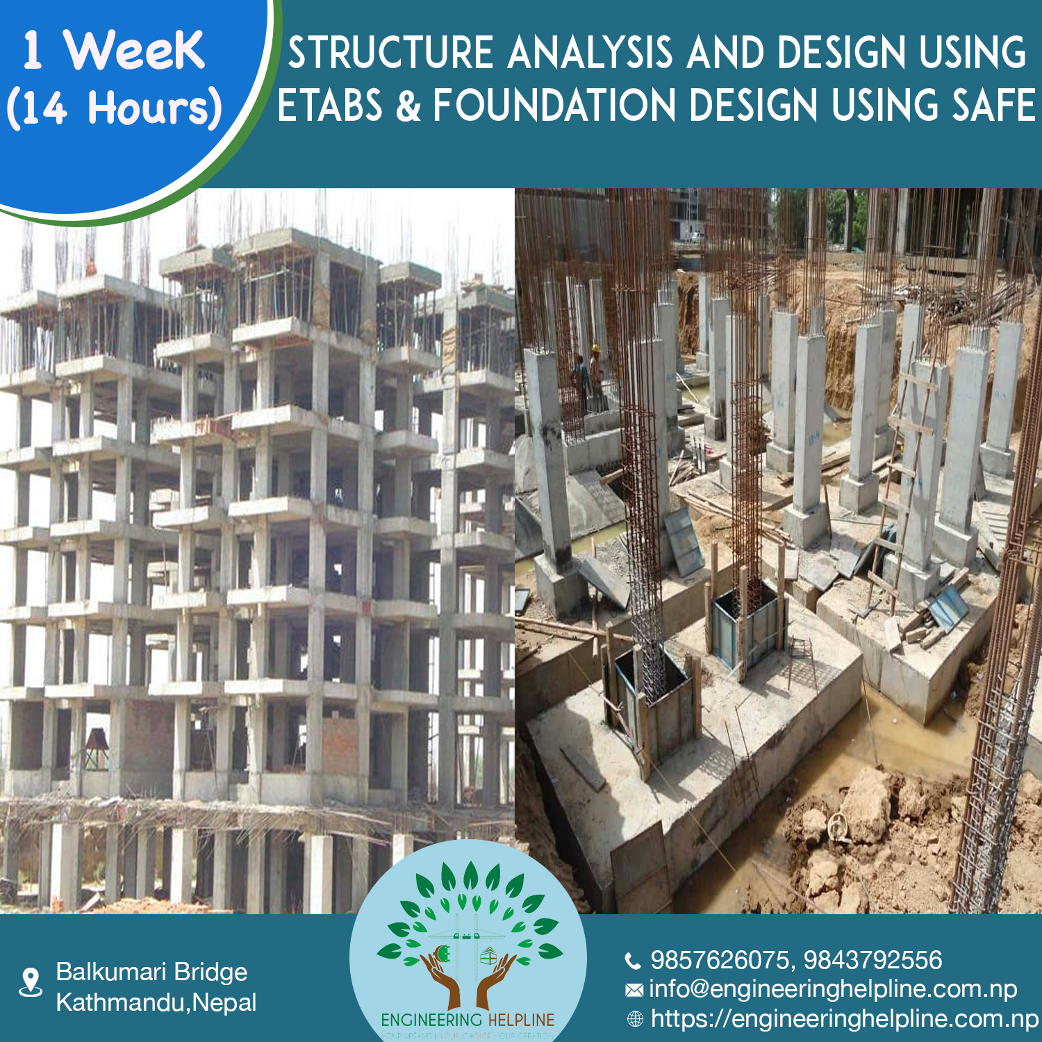 For Complete And ADVANCE STRUCTURAL ANALYSIS AND DESIGN OF Building Using ETABS